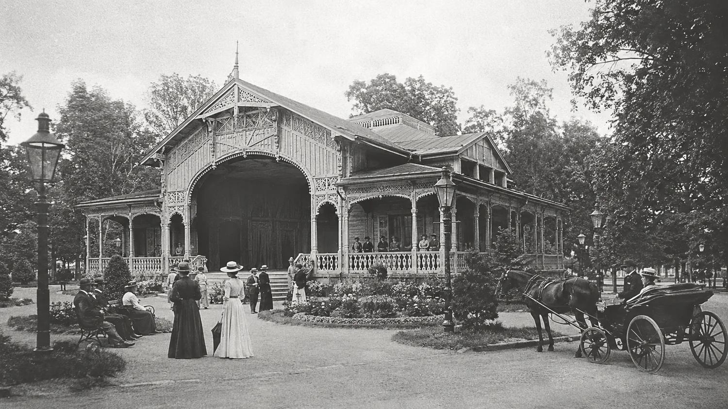 Summer Theatre in Chernihiv City Garden, c. 1910