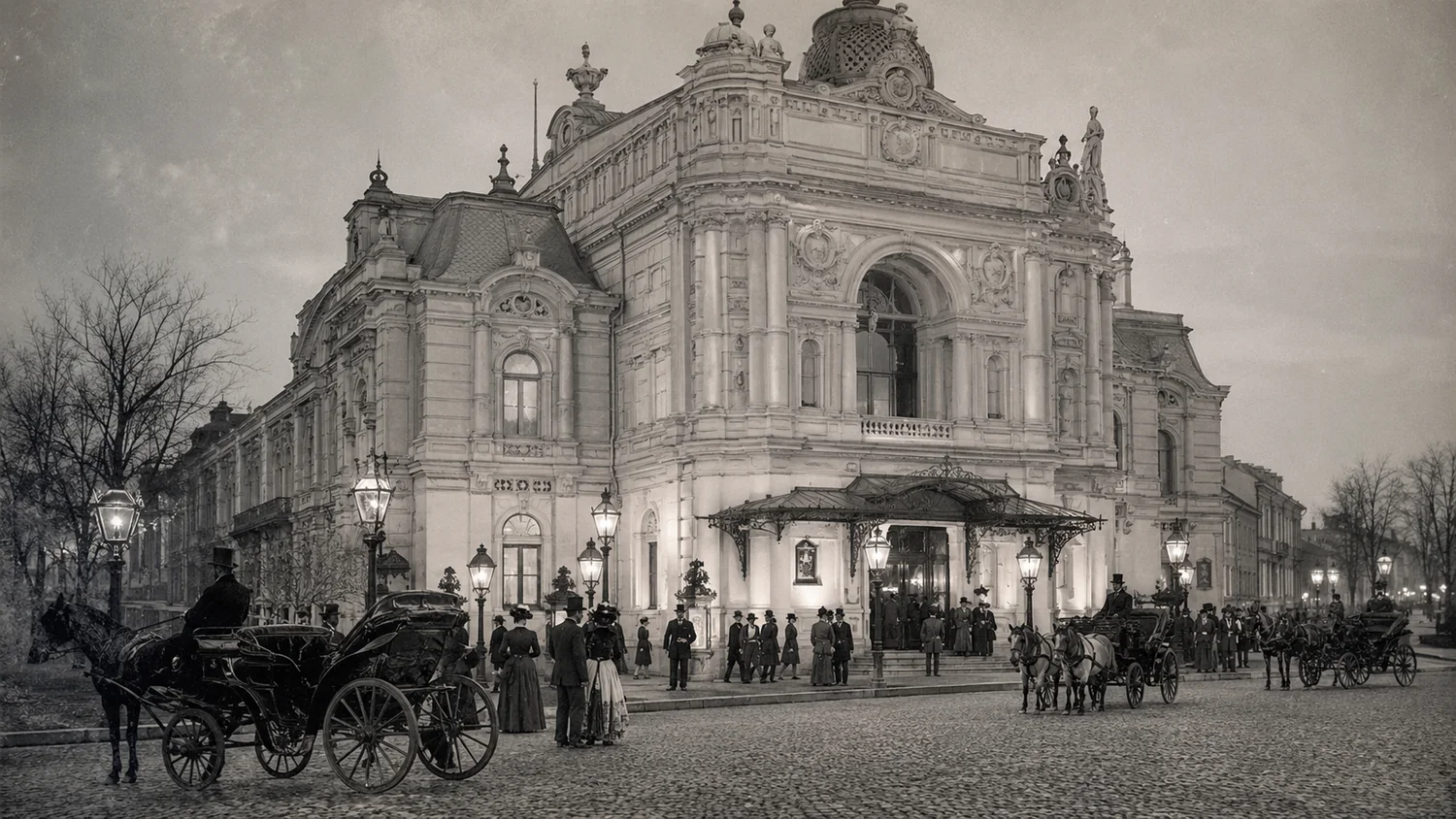 Kharkiv City Theatre on Rymarska Street, c. 1905
