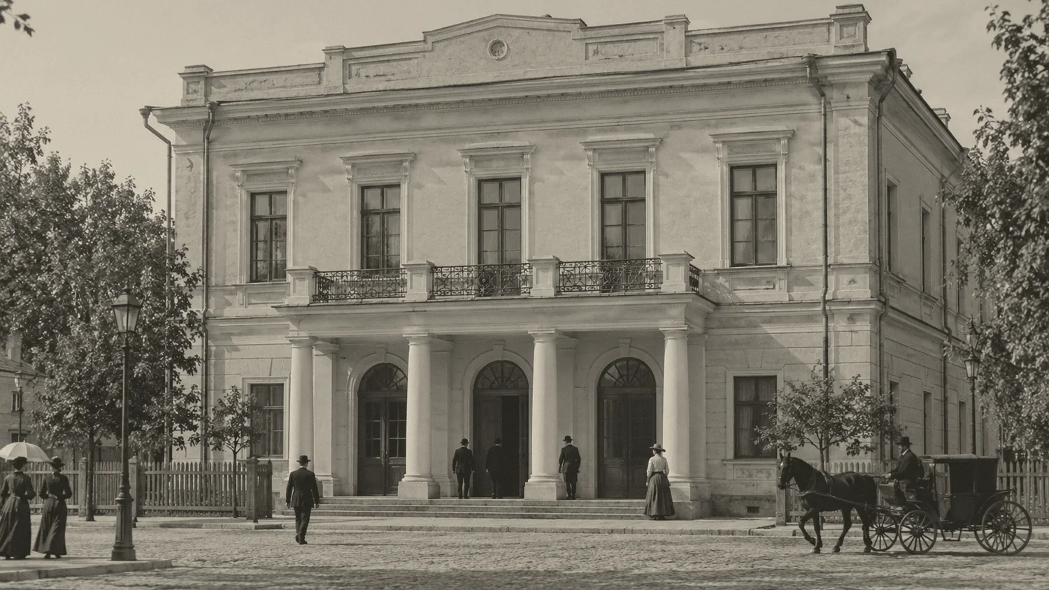 Winter Theatre in Kropyvnytskyi (Yelysavethrad), c. 1910