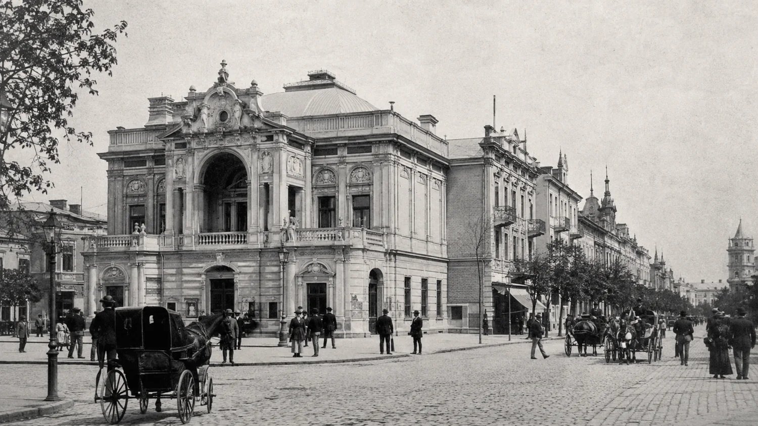 City Theatre in Ivano-Frankivsk (Stanyslaviv), c. 1905