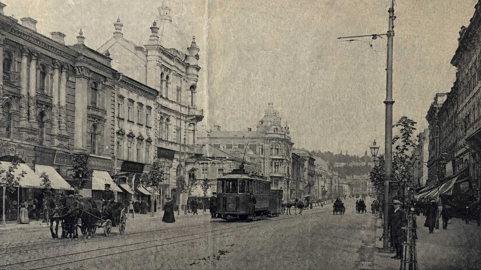 Digital reconstruction of Khreshchatyk, Kyiv, around 1900