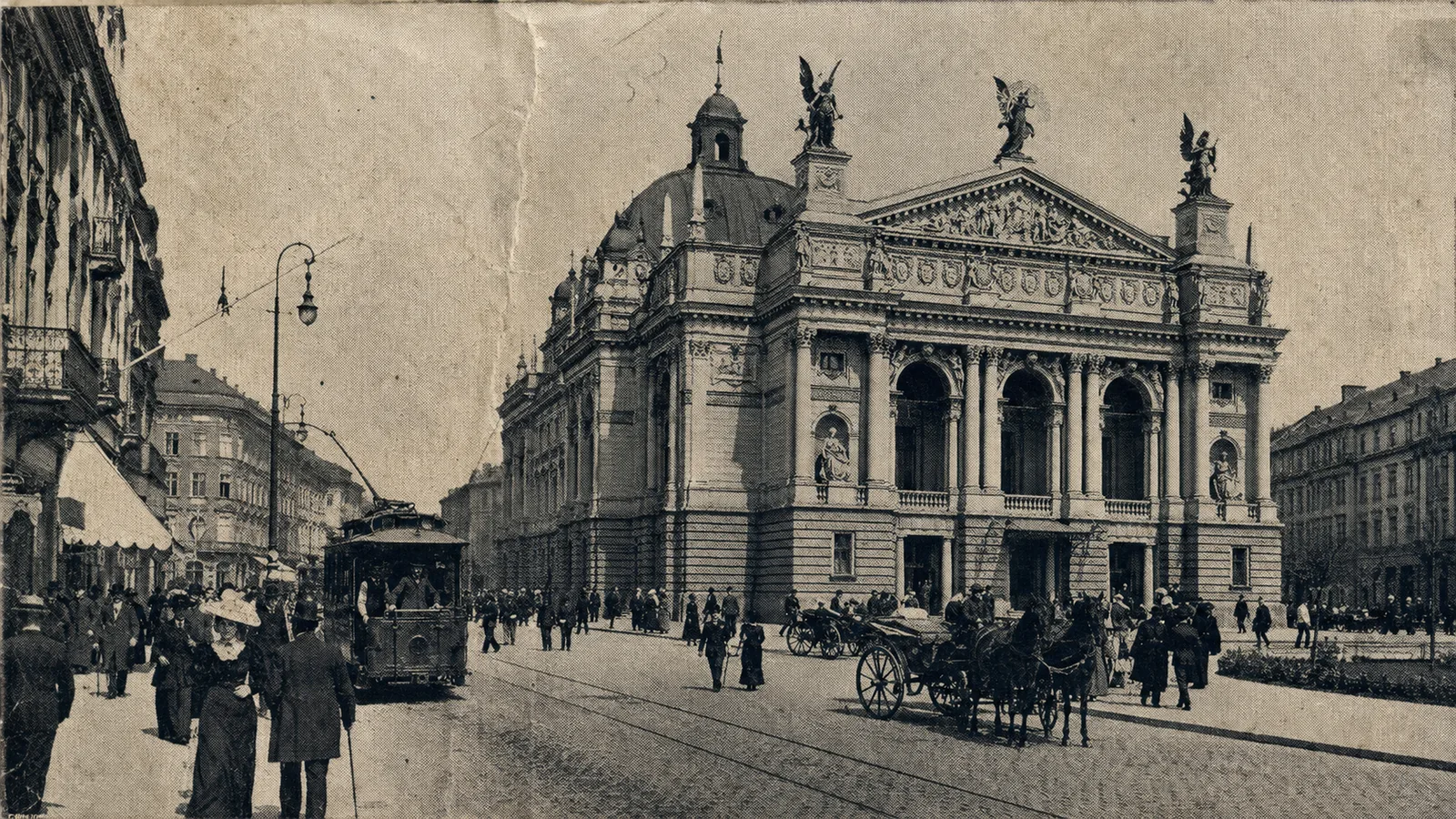 Digital reconstruction of Lviv Opera, 1905