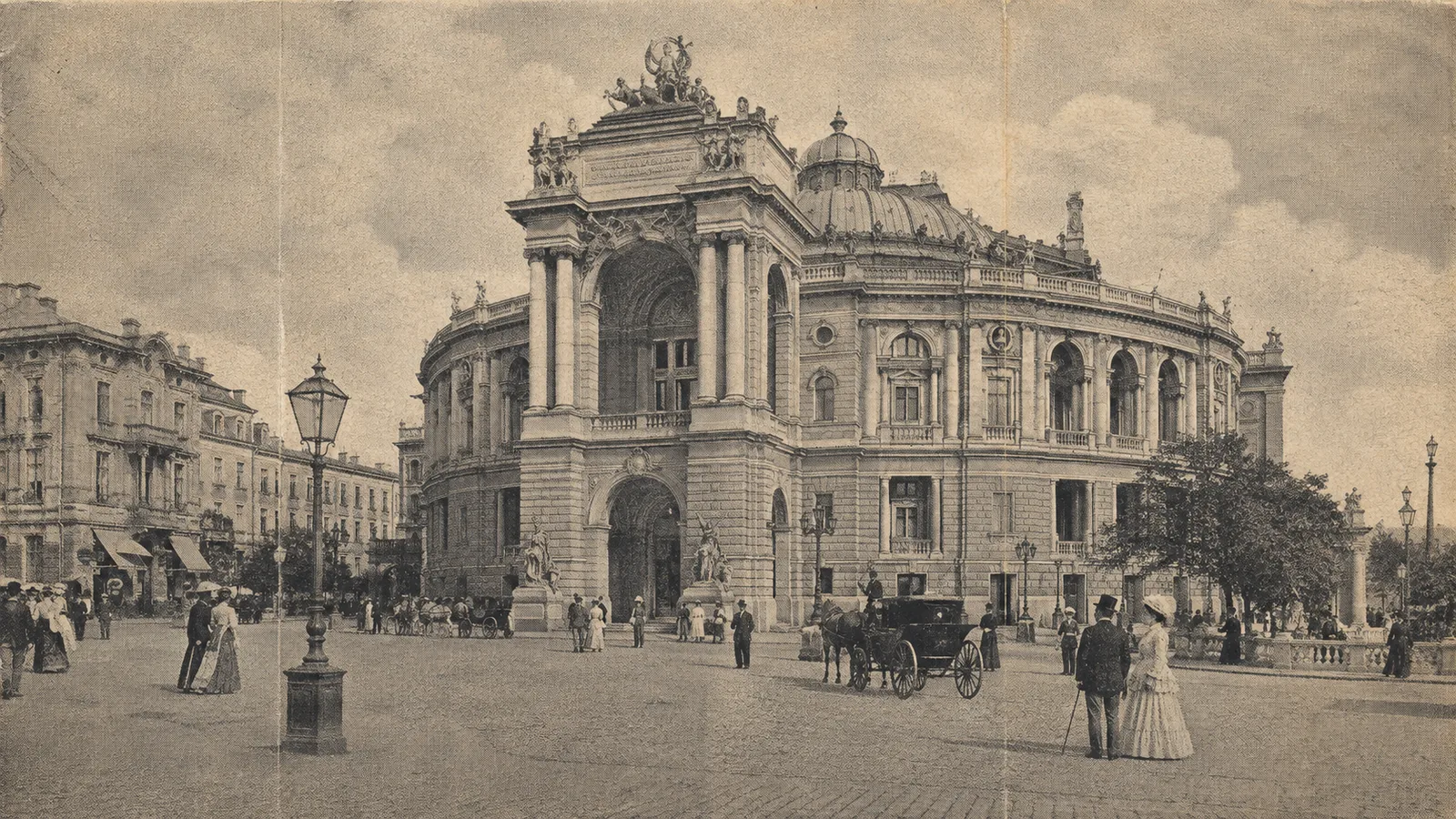 Digital reconstruction of Odesa Opera, 1905